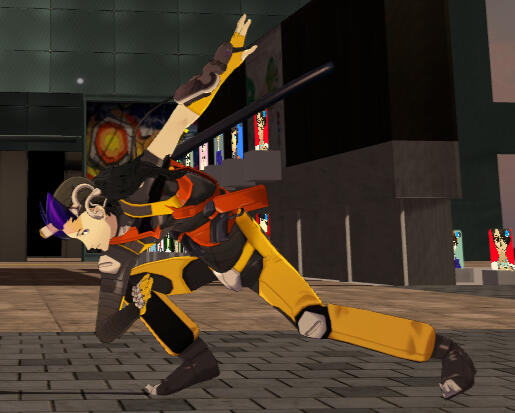Aleph (Shin Megami Tensei 2) dabbing.