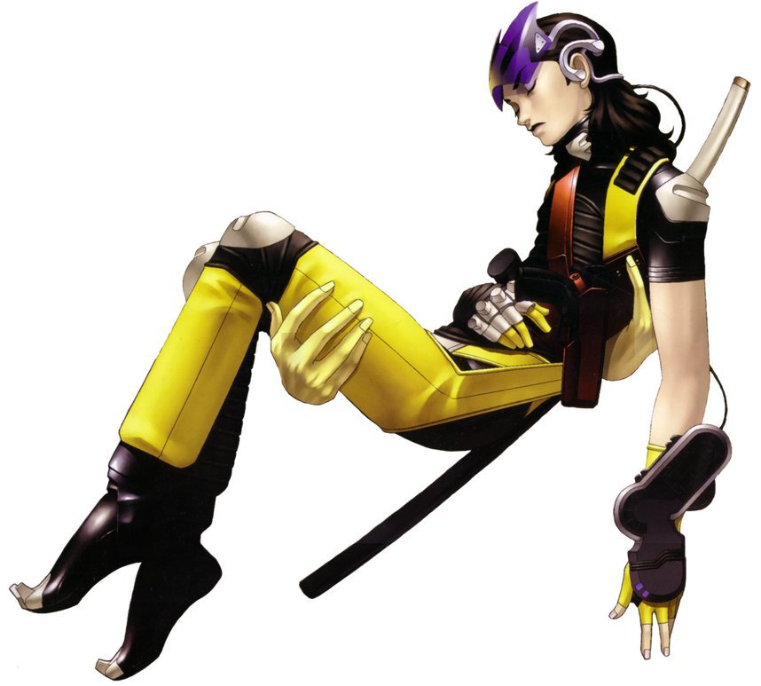 ¿quieres? (Aleph, cut out of Kazuma Kaneko's Shin Megami Tensei 2 movie poster.)